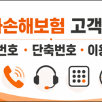 한화손해보험 고객센터 전화번호, 단축번호, 콜센터 이용시간을 안내하는 16:9 썸네일 이미지.