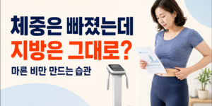 체중은 줄었지만 지방은 그대로인 마른 비만의 원인과 잘못된 다이어트 습관