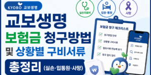 교보생명 보험금 청구방법 및 실손·입통원·사망 구비서류 안내 썸네일