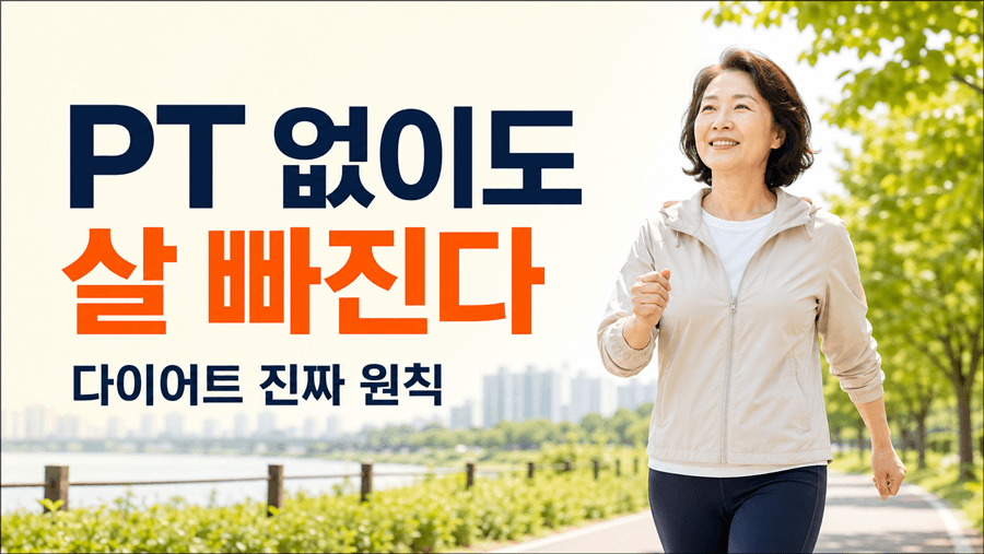 PT 없이도 살 빠지는 다이어트 진짜 원칙과 일상 속 걷기 운동