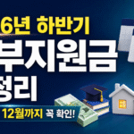 2026년 하반기 정부지원금 월별 일정을 한눈에 보여주는 썸네일
