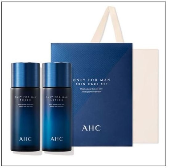 AHC 남성용 스킨과 로션 2종으로 구성된 남성 기초화장품 명절 선물세트 이미지